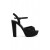 20101 Women Evening Platforms Slingback High Heels in Black